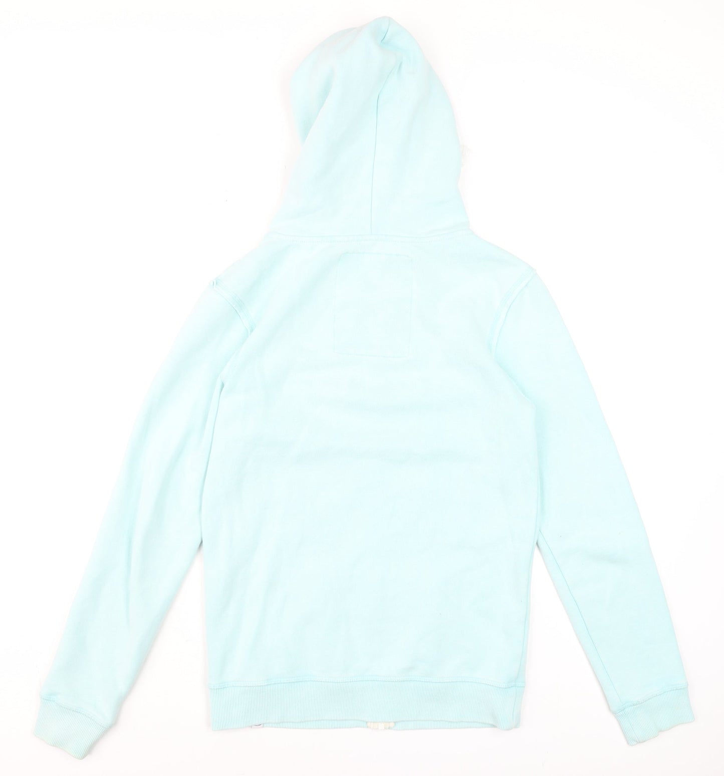 Womens UK Size 8 Animal Blue Full Zip Hoodie