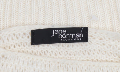 Womens UK Size 12 Jane Norman Ivory Pullover Jumper