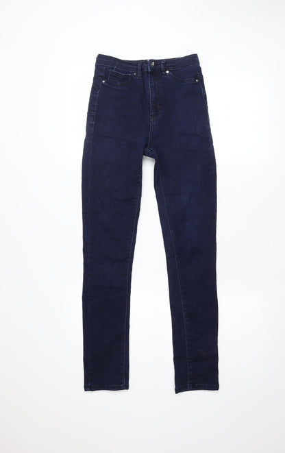 Womens UK Size 8 Gallery Slim Fit Skinny Blue Jeans