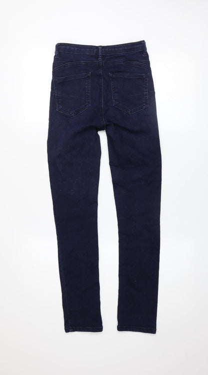 Womens UK Size 8 Gallery Slim Fit Skinny Blue Jeans
