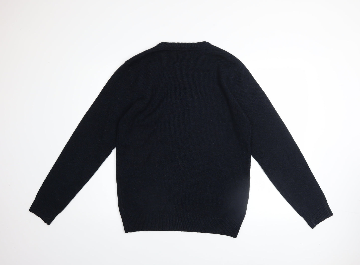 Mens UK Size M NEXT Blue Pullover Jumper