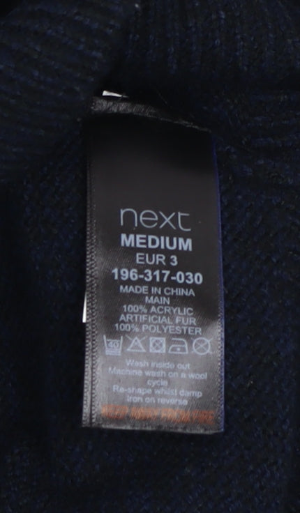 Mens UK Size M NEXT Blue Pullover Jumper