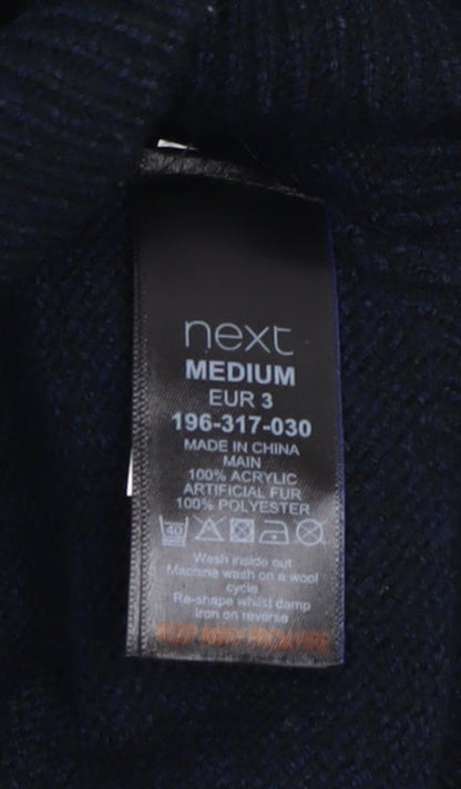 Mens UK Size M NEXT Blue Pullover Jumper
