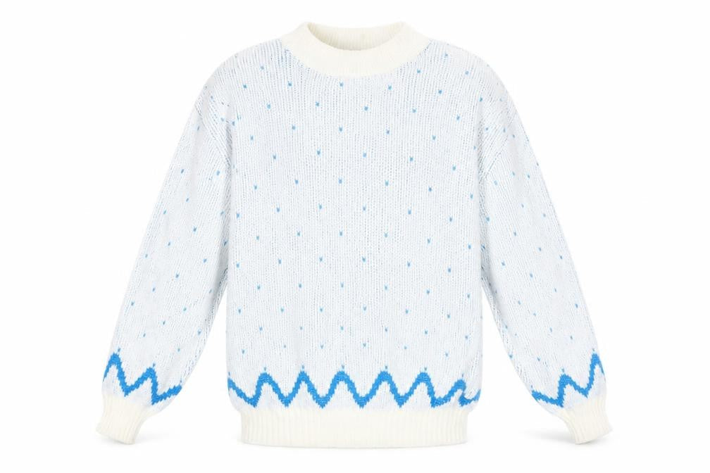 Mens UK Size M Cabin Creek Blue Pullover Jumper
