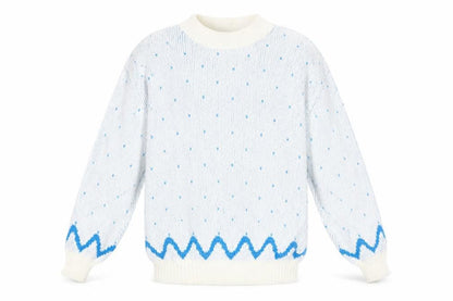 Mens UK Size M Cabin Creek Blue Pullover Jumper