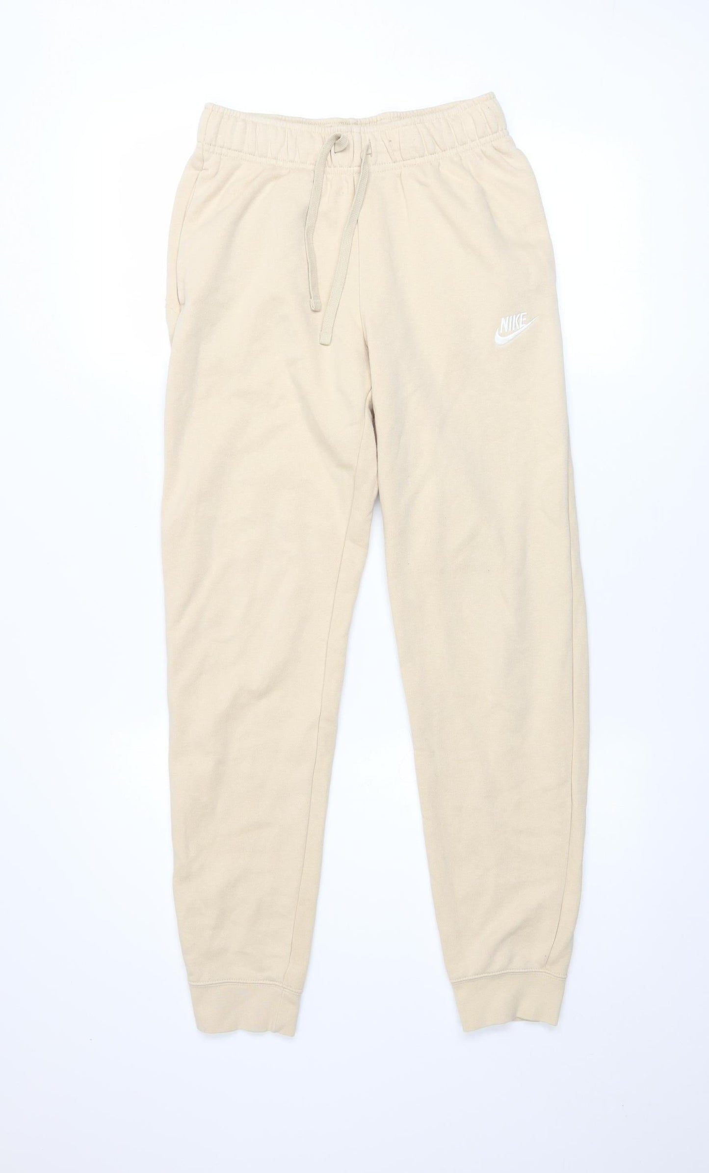 Mens UK Size XS Nike Regular Fit Jogger Beige Trousers