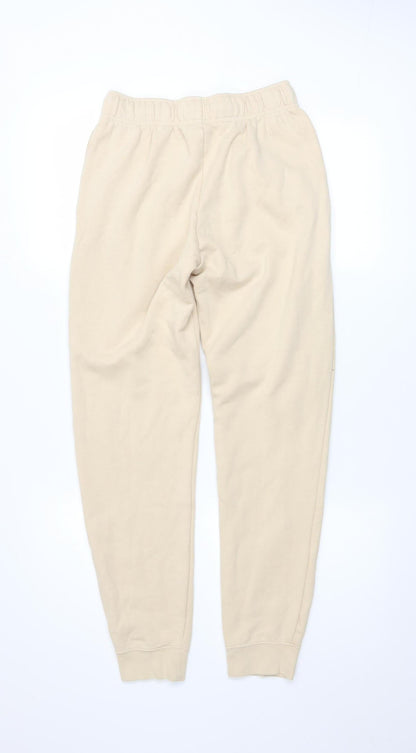 Mens UK Size XS Nike Regular Fit Jogger Beige Trousers