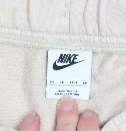 Mens UK Size XS Nike Regular Fit Jogger Beige Trousers