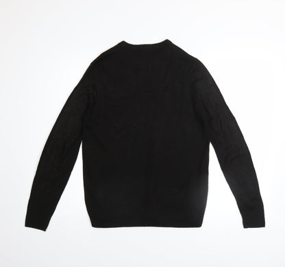 Boys UK Size 12-14 Years H&M Black Pullover Jumper