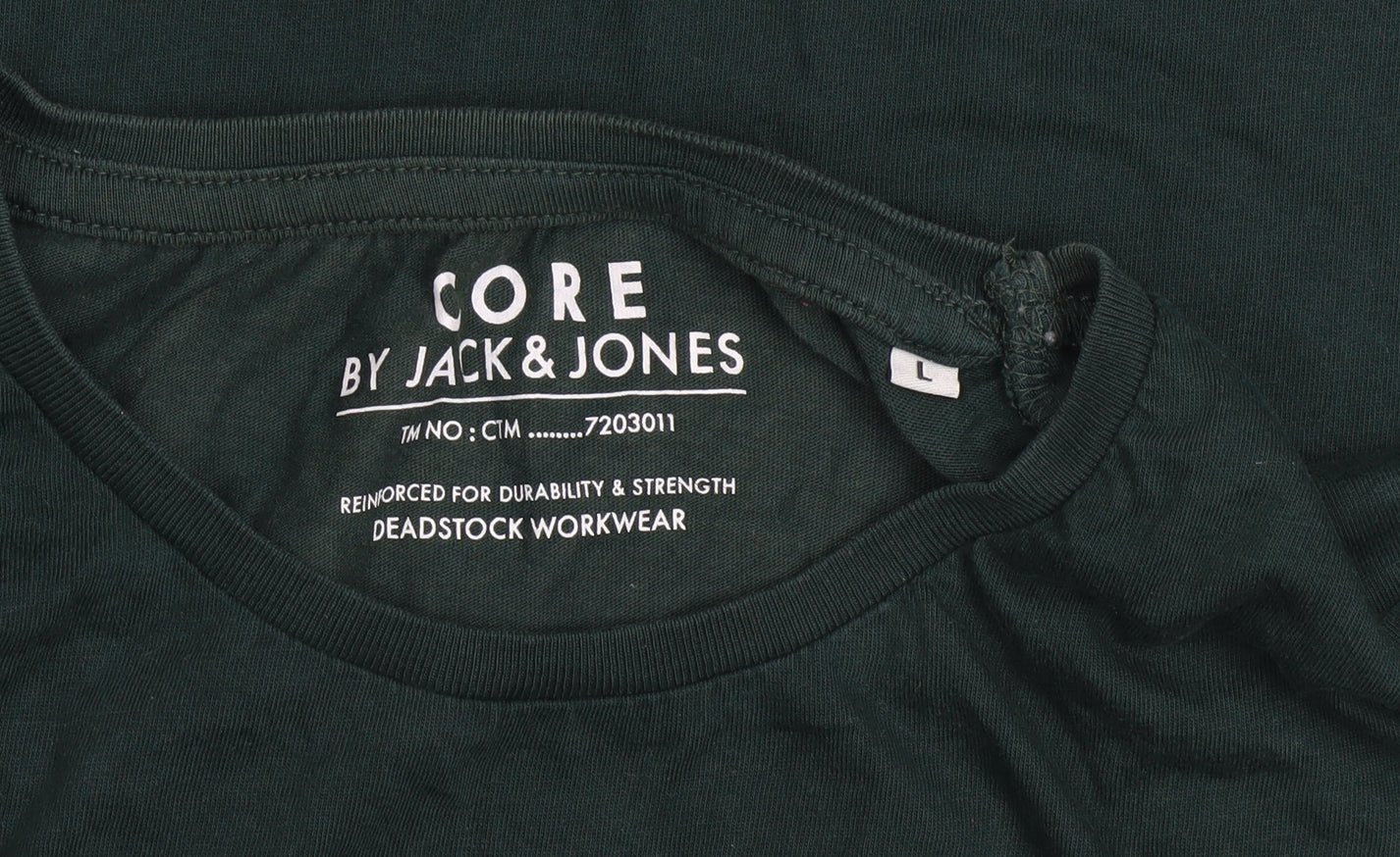Mens UK Size L JACK & JONES Green  T-Shirt