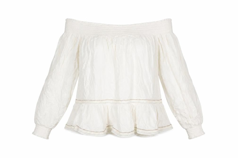 Womens UK Size 10 Superdry Ivory Bohemian Blouse