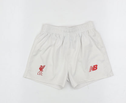 New Balance Boys White 2-3 Years Athletic Football Shorts