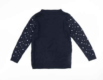 Boys UK Size 14-15 Years Primark Blue Pullover Jumper