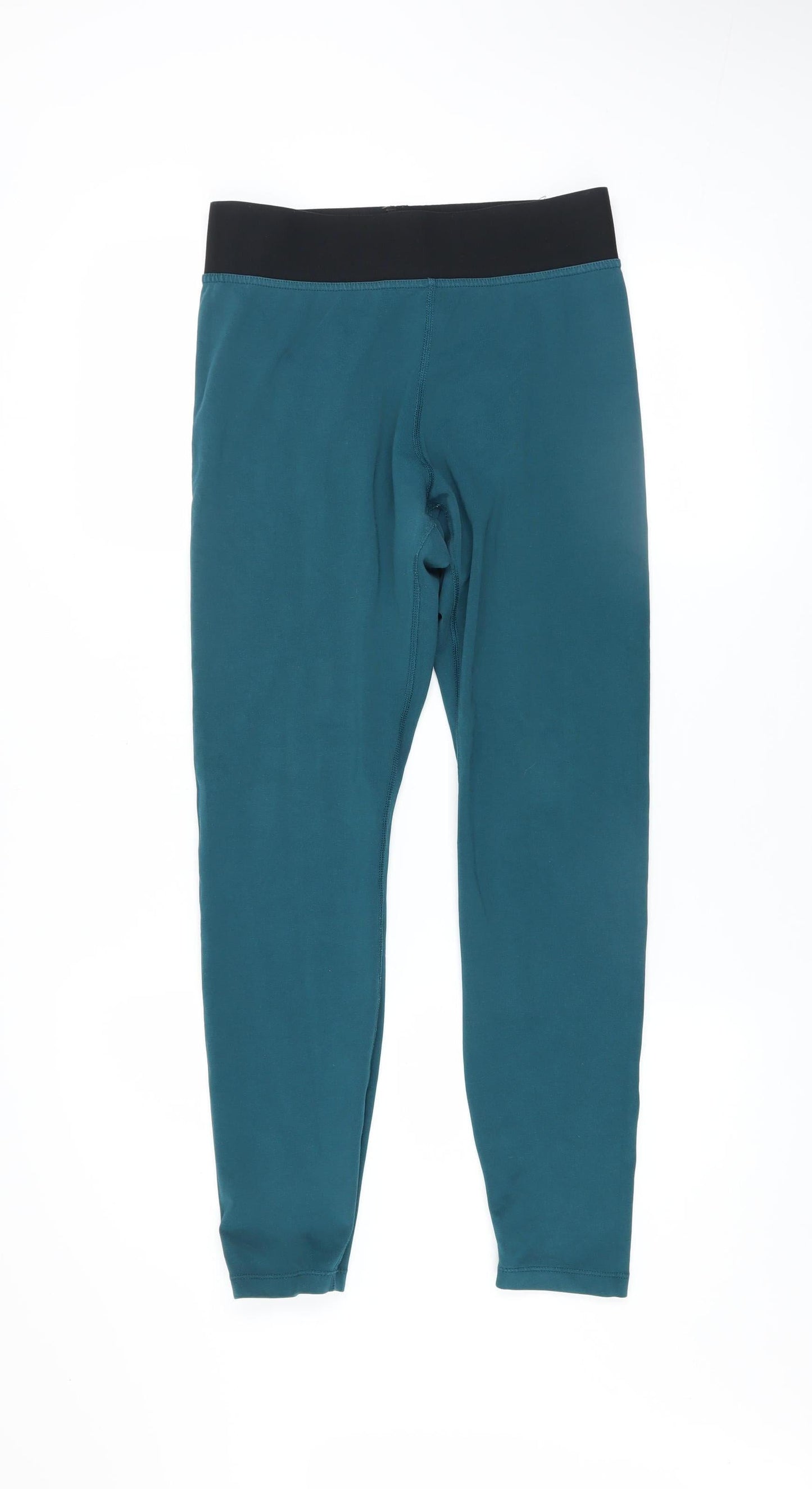 Womens UK Size M Nike Slim Fit Leggings Blue Leggings