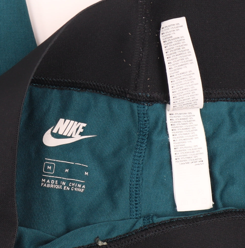 Womens UK Size M Nike Slim Fit Leggings Blue Leggings