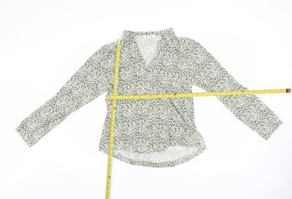 Womens UK Size 12 White Stuff Multicoloured Wrap Blouse