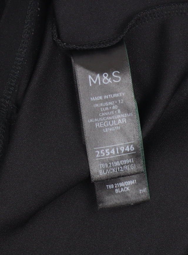 Womens UK Size 12 Marks and Spencer A-Line Dress