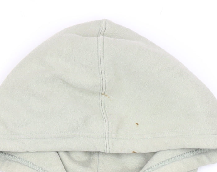 Womens UK Size S Bershka Green Full Zip Hoodie