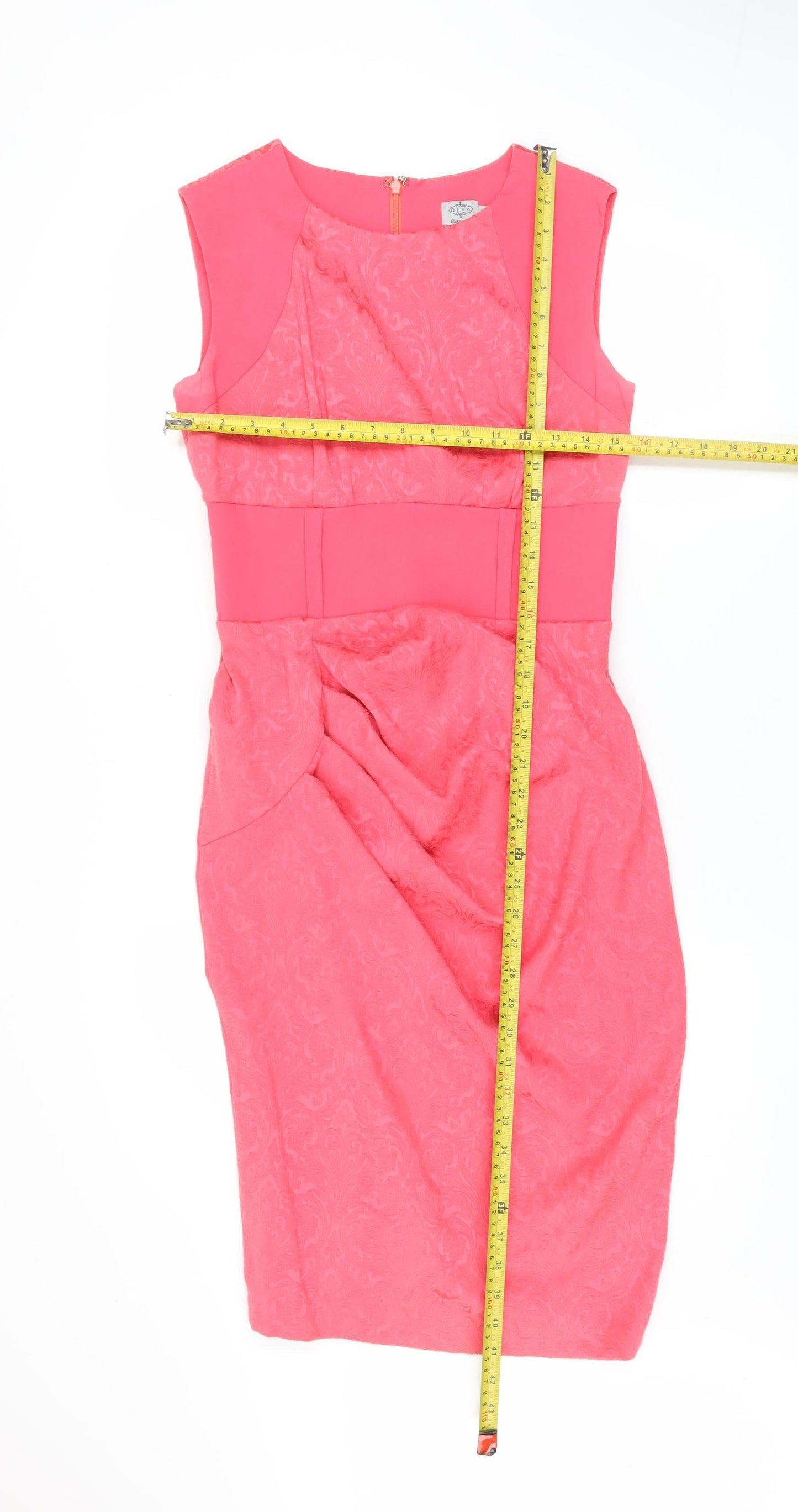Womens UK Size 8 Diva Catwalk Sheath Dress