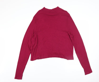 Womens UK Size 22 ASOS Red Basic T-Shirt
