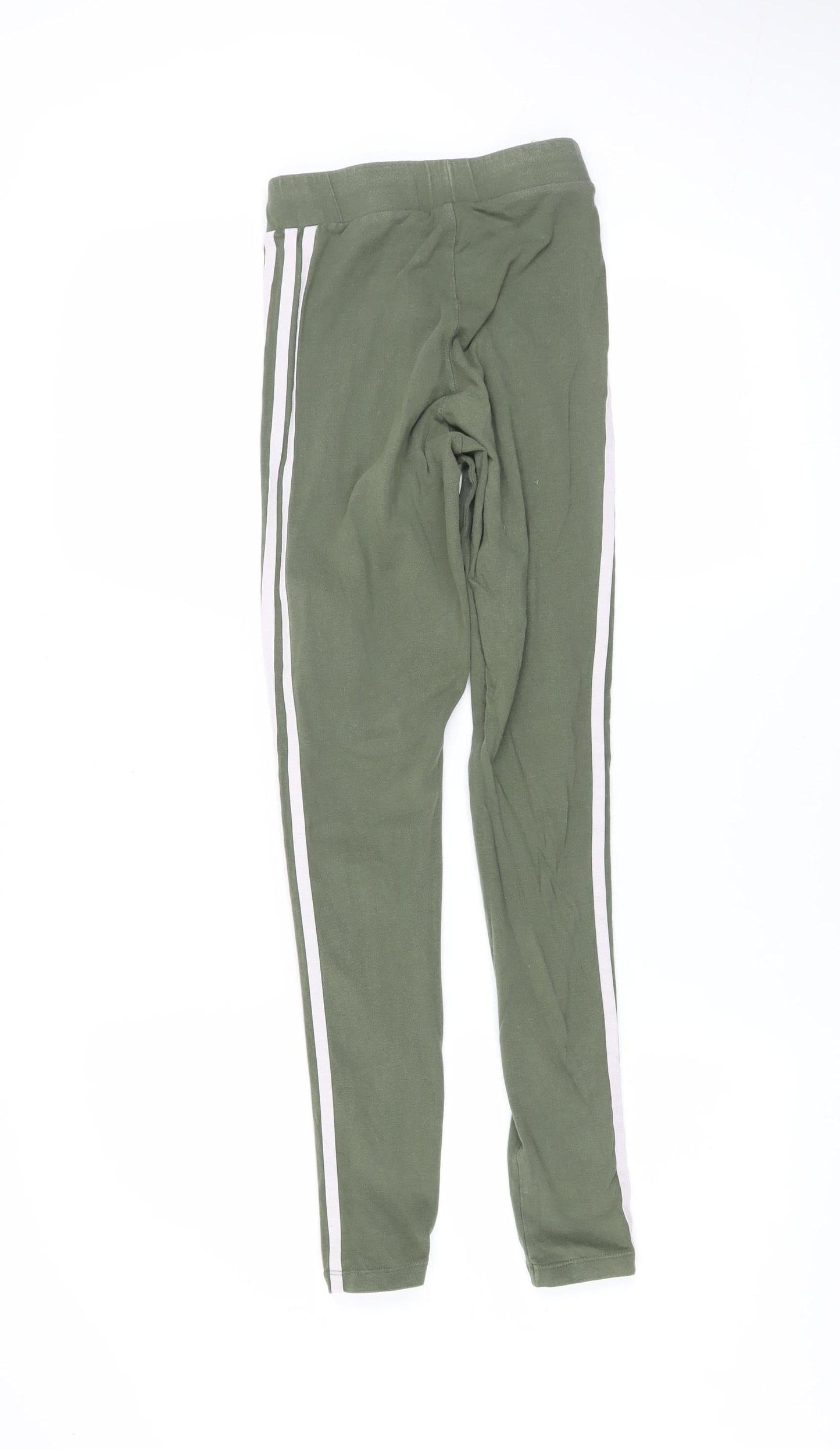Womens UK Size 4 adidas  Leggings Green Leggings