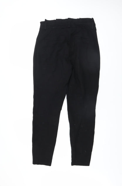 Womens UK Size S VERO MODA Slim Fit BusinessCasualWorkwear Black Trousers