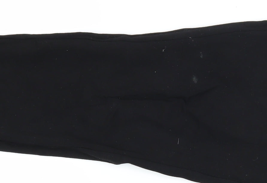 Womens UK Size S VERO MODA Slim Fit BusinessCasualWorkwear Black Trousers