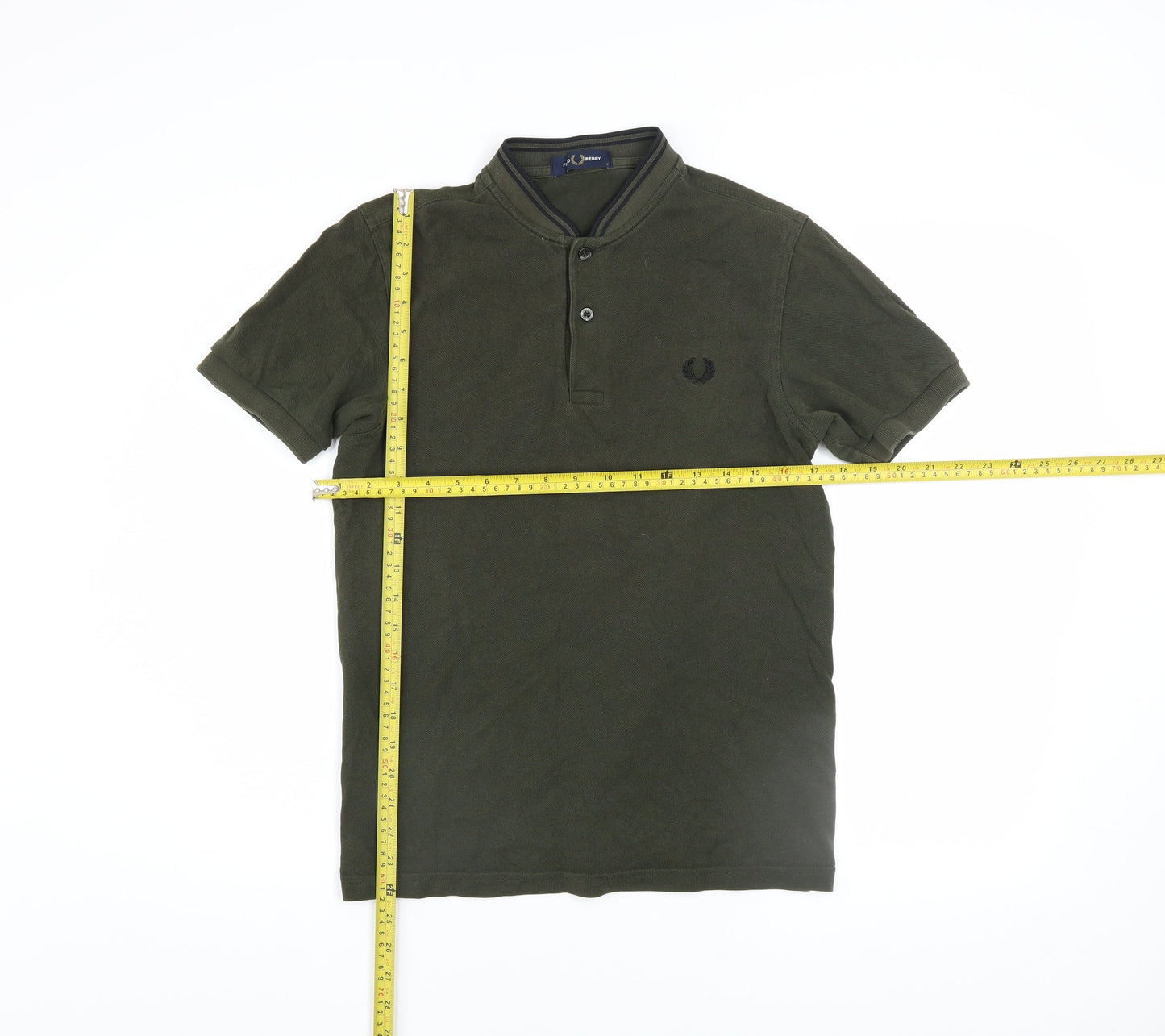 Mens UK Size S Fred Perry 100% Cotton Polo Shirt