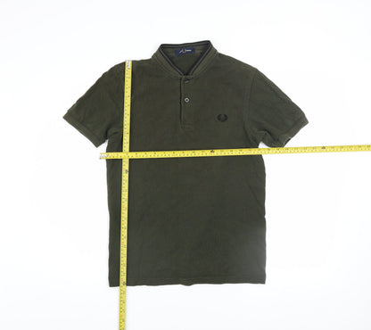 Mens UK Size S Fred Perry 100% Cotton Polo Shirt