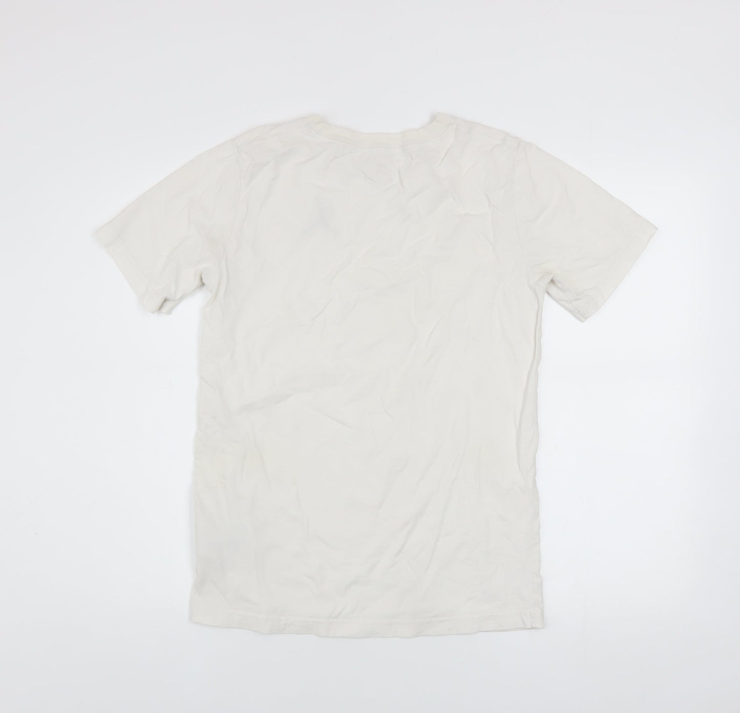 Boys UK Size 13-15 Years Jordan White Basic T-Shirt