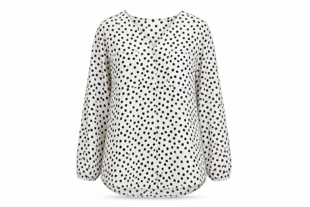 Womens UK Size 8 Divided White Basic Blouse