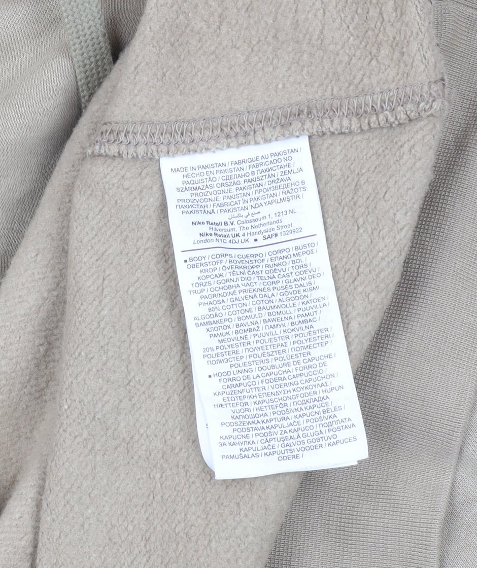 Mens UK Size M Nike Beige Pullover Hoodie