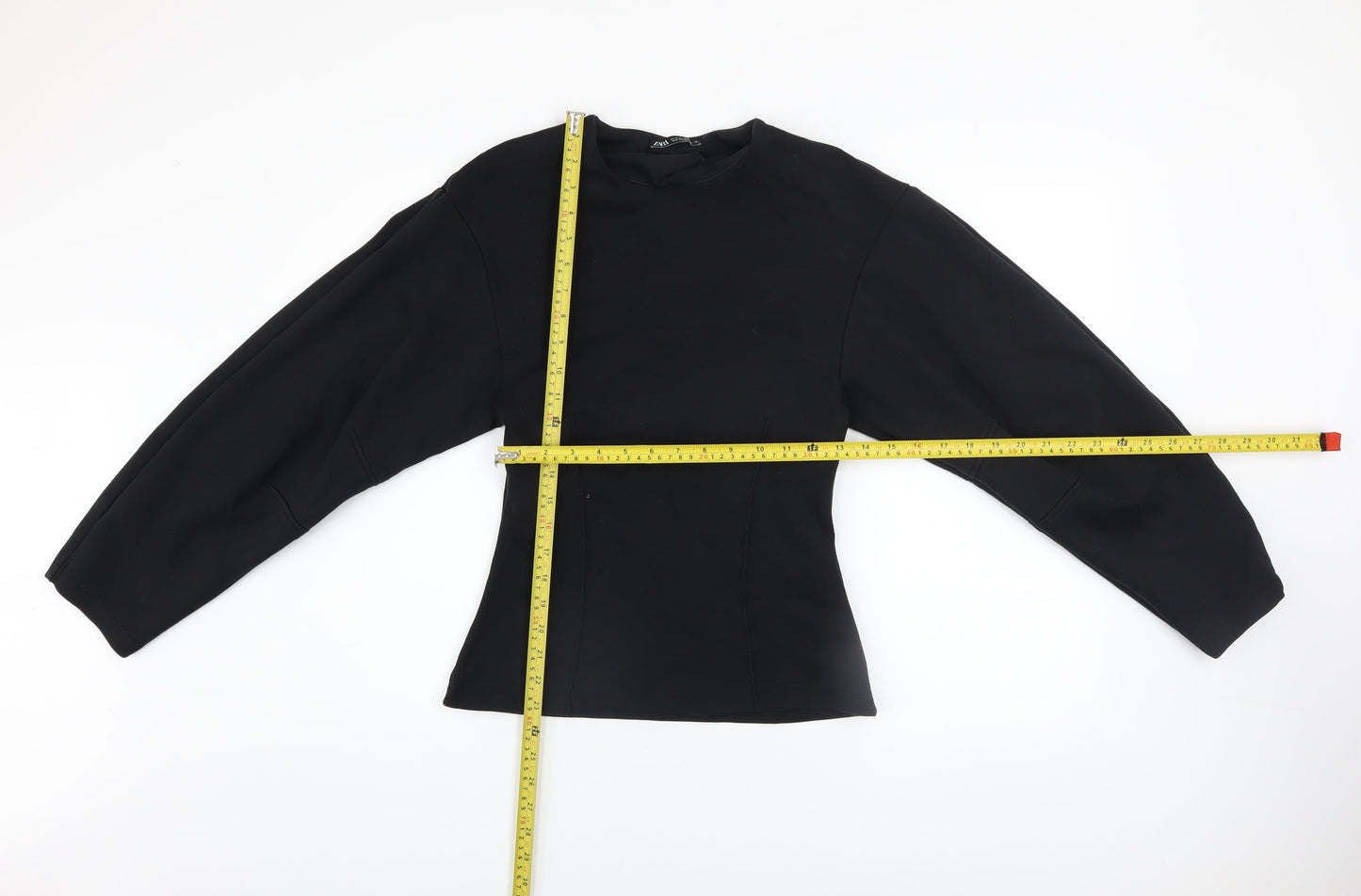 Womens UK Size 12 Zara Black Pullover Sweatshirt