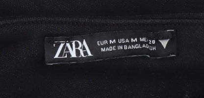 Womens UK Size 12 Zara Black Pullover Sweatshirt