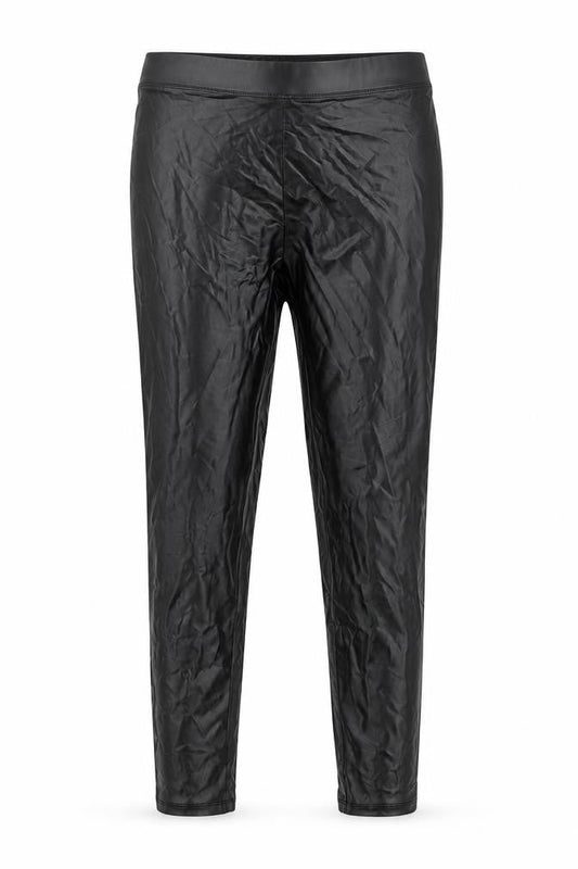 Womens UK Size M Bershka Slim Fit Leggings Black Trousers