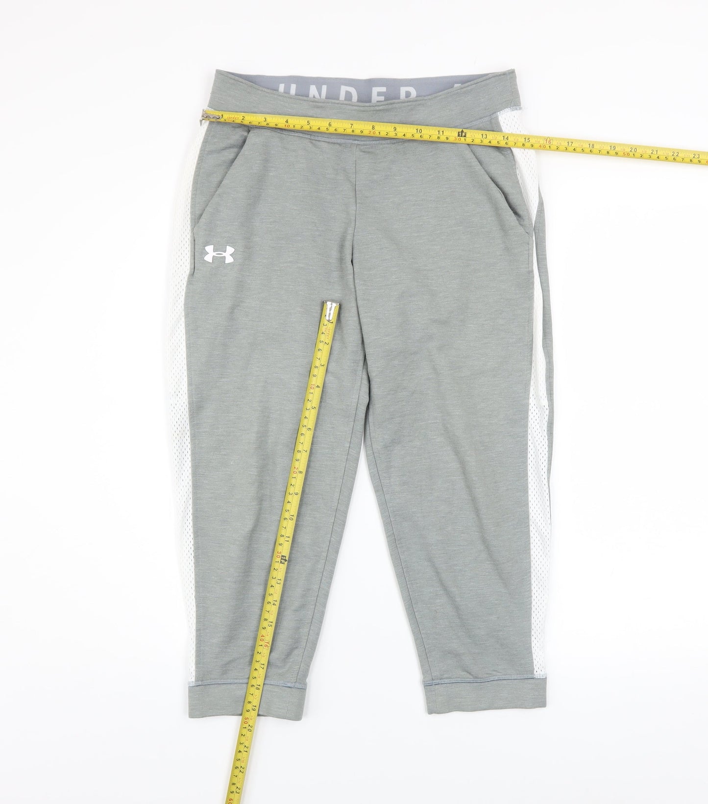 Mens UK Size S Under armour Slim Fit Jogger Grey Trousers
