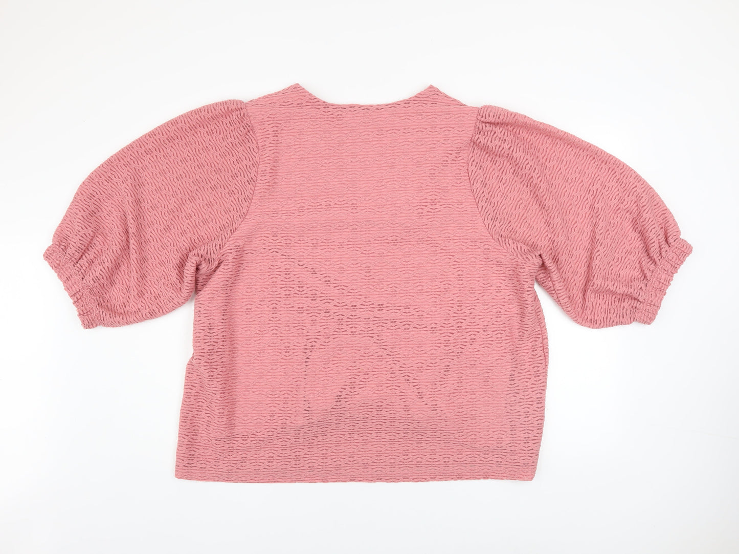 Womens UK Size XL Gallery Pink Pullover Sweatshirt