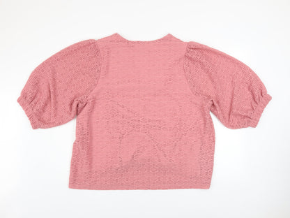 Womens UK Size XL Gallery Pink Pullover Sweatshirt