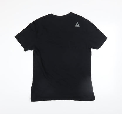 Mens UK Size M Reebok Black  T-Shirt