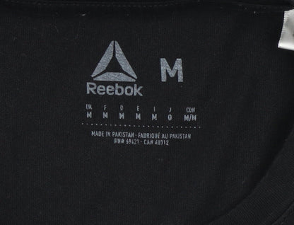 Mens UK Size M Reebok Black  T-Shirt