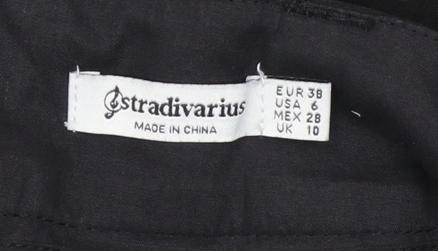 Womens UK Size 10 Stradivarius Straight & Pencil Twill Skirt