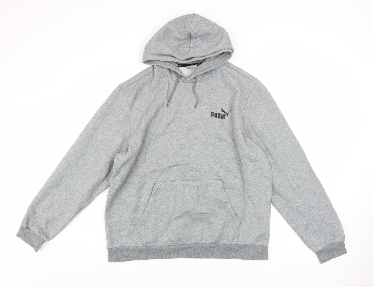 Mens UK Size XL PUMA Grey Pullover Hoodie