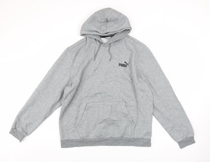 Mens UK Size XL PUMA Grey Pullover Hoodie