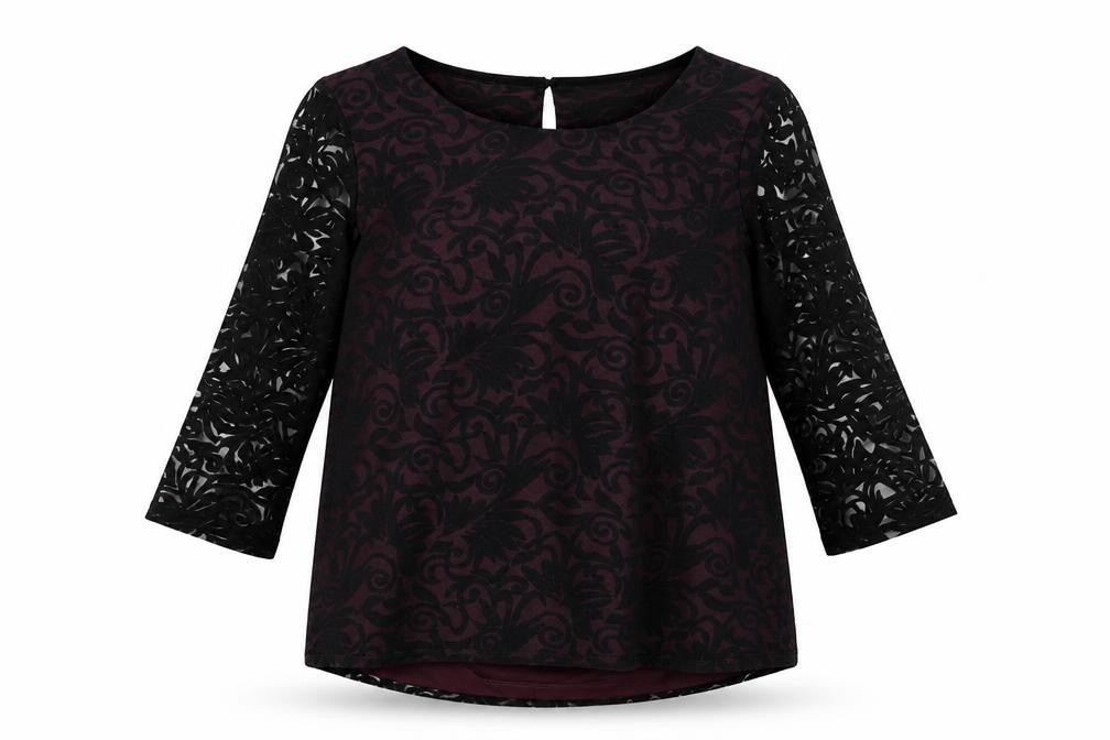 Womens UK Size 14 Dunnes Stores Black Tunic Blouse