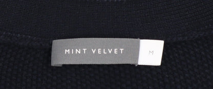 Womens UK Size M Mint Velvet Black Cardigan Jumper