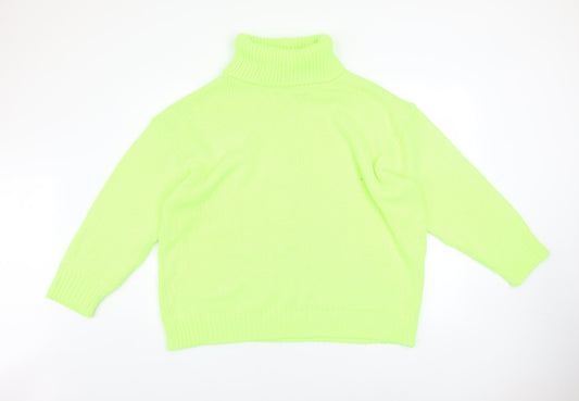 Womens UK Size M PRETTYLITTLETHING Green Pullover Jumper