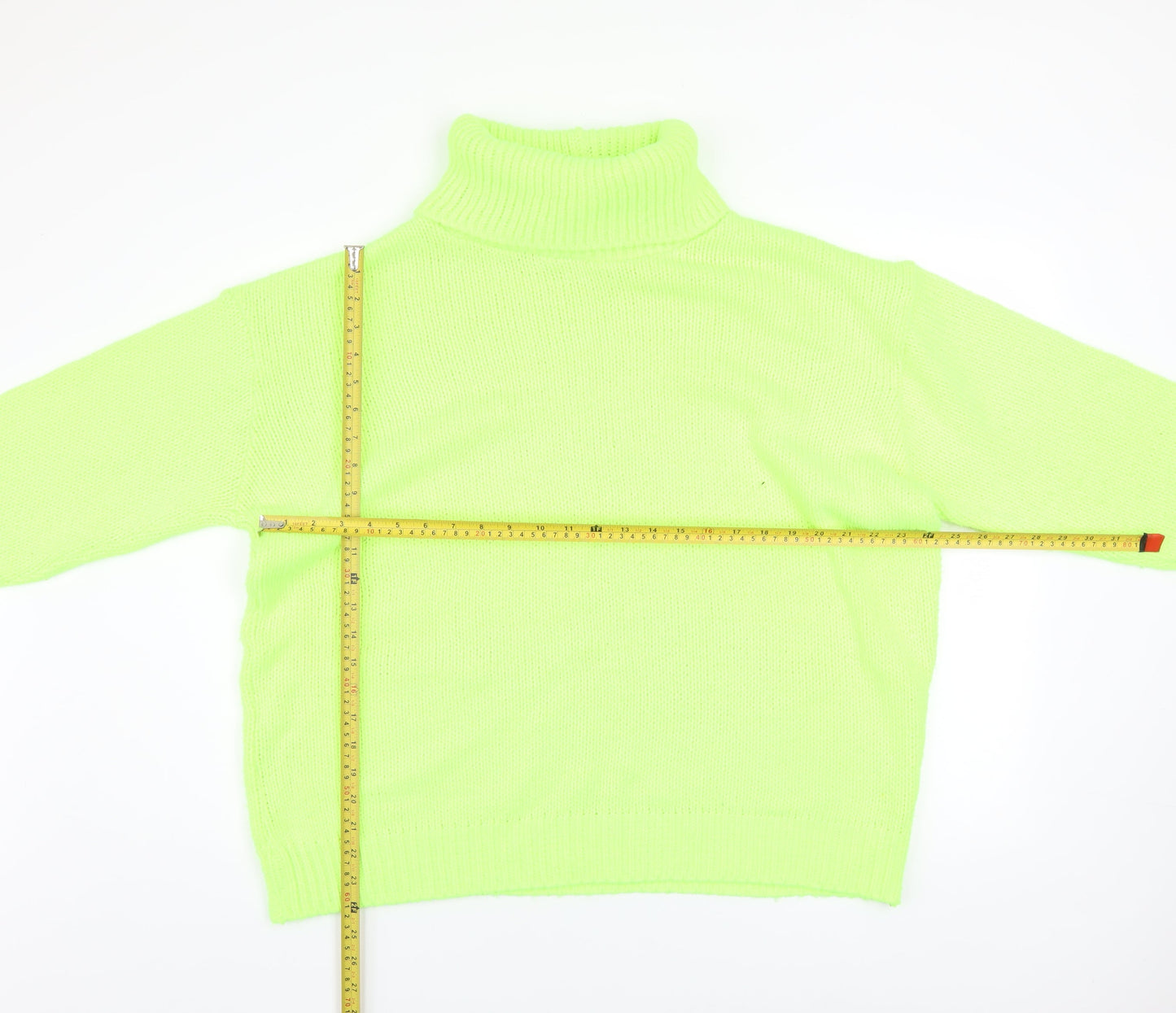 Womens UK Size M PRETTYLITTLETHING Green Pullover Jumper