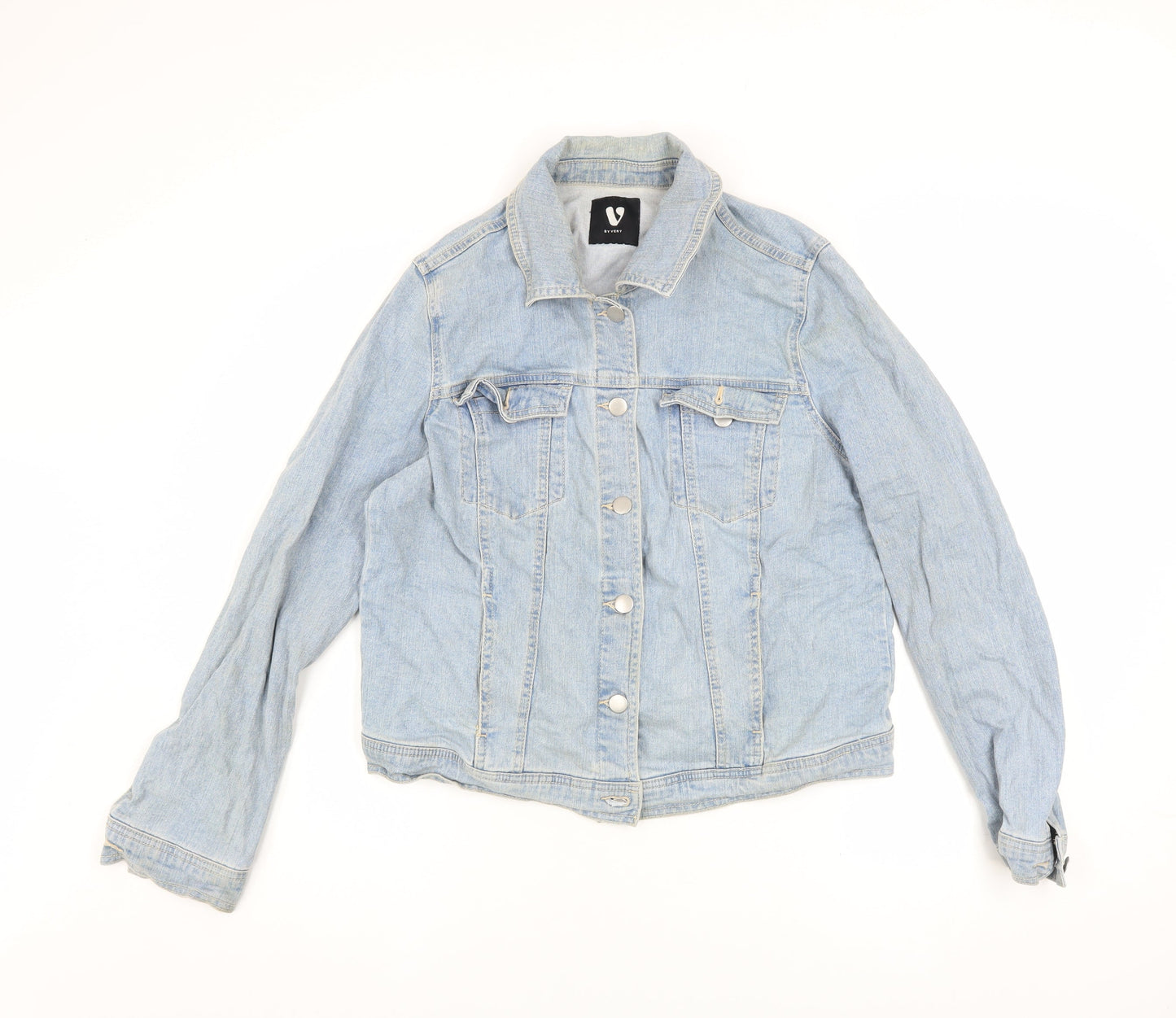Womens UK Size 16 Very Blue Basic Jacket