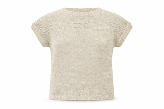 Womens UK Size 8 Olsen Beige Basic Blouse
