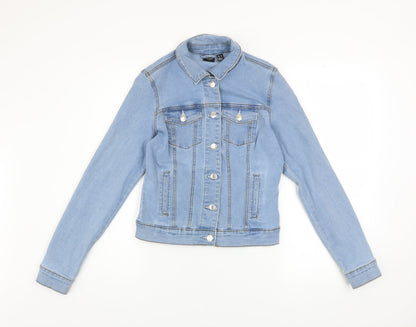 Womens UK Size XS VERO MODA Blue Basic Jacket